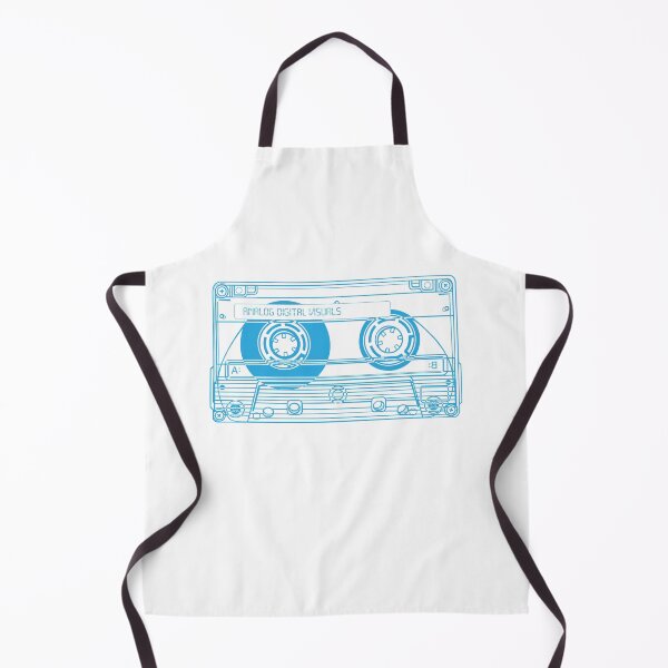 Item preview, Analog Music Vibes – Cassette Tape (Button Blue Lines) Analog / Music designed and sold by analogdigitalvz.