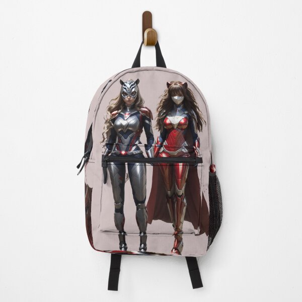 Item preview, Couple of young masked super heroines urban style girl fashion designed and sold by Carlos Gudino.