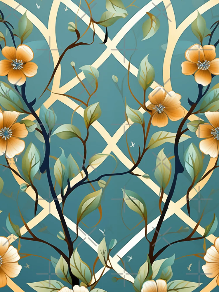 Thumbnail 4 of 4, iPhone Case, Trellis Pattern designed and sold by Midnight Garden.