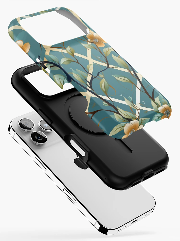 Thumbnail 2 of 4, iPhone Case, Trellis Pattern designed and sold by Midnight Garden.