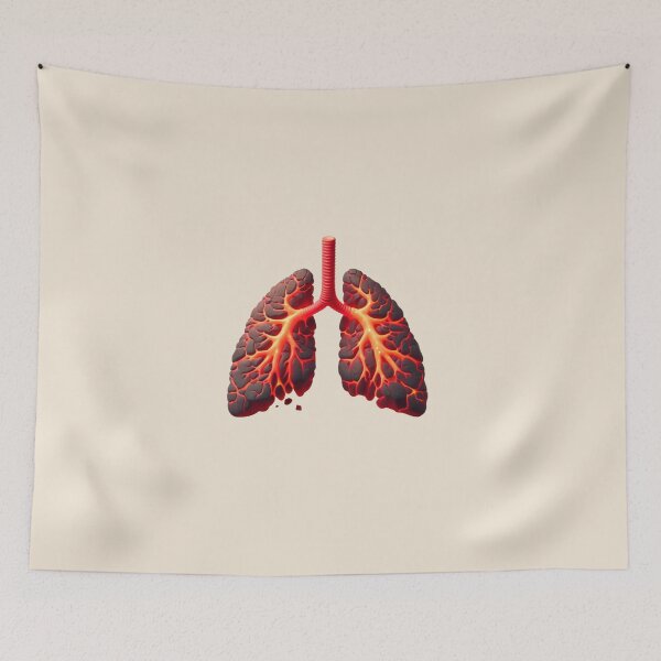 Item preview, Eternal Blaze: Dynamic Volcanic Lungs Artwork designed and sold by Doddlaix.