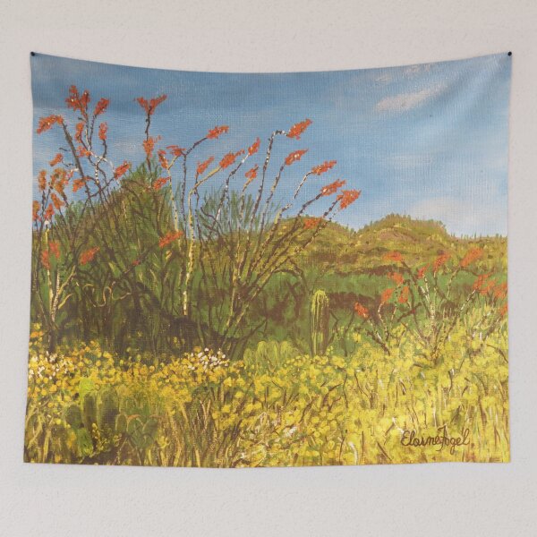 Item preview, Ocotillo Plants in the Desert designed and sold by ElaineFogelArt.
