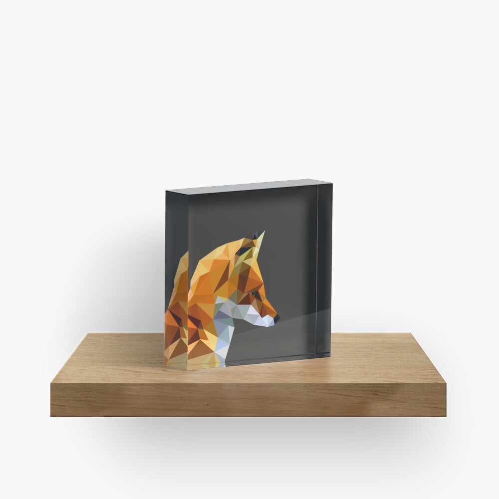 LP Fox Acrylic Block