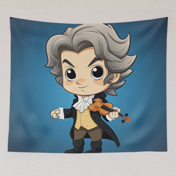 Item preview, Ludwig van Beethoven | cute style designed and sold by ComicsFactory.
