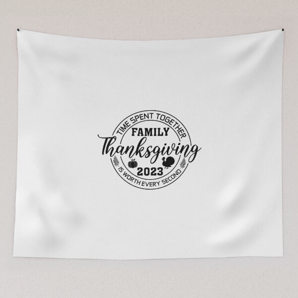 Item preview, Family Thanksgiving 2023, Thanksgiving, Time Spent Together Is Worth Every Second, Thanksgiving Family Shirt designed and sold by IKRAM-CREATIONS.