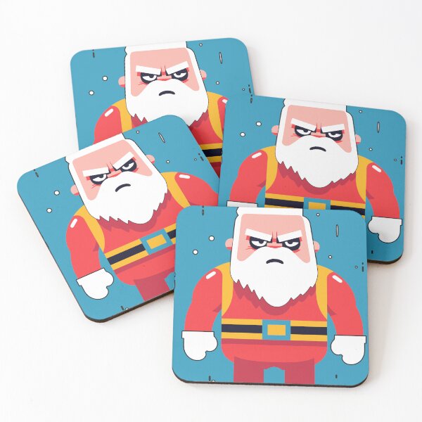 Item preview, Copy of Pop Art Santa - Angry Santa Illustration for Christmas Lovers designed and sold by Abystoic.