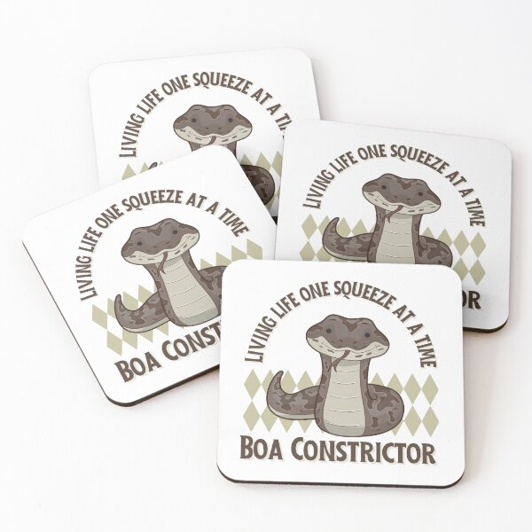 Item preview, Funny Boa Constrictor, Cute Reptiles designed and sold by AryaSubramanian.