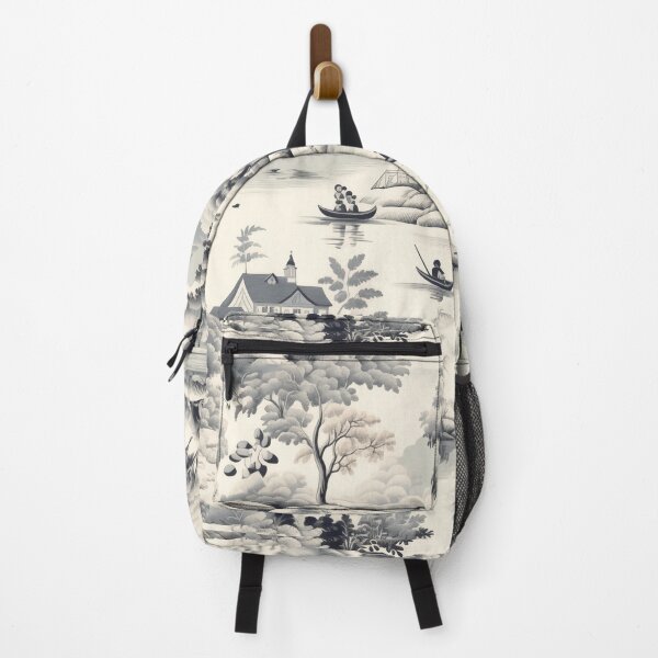 Item preview, Simple Toile Print designed and sold by Midnight Garden.