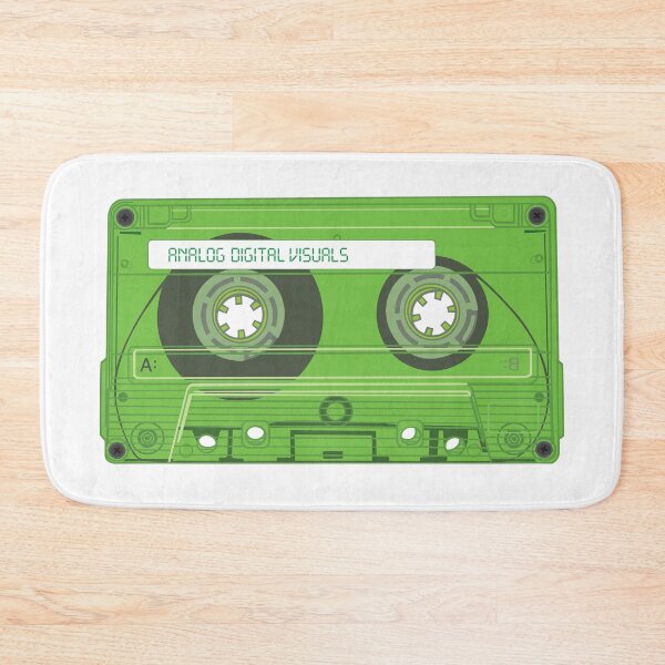Item preview, Retro Cassette Tape Graphic Tee – Mixtape Era Y2K Streetwear (Apple Green Colorway) Analog / Music designed and sold by analogdigitalvz.