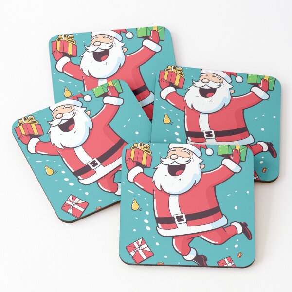 Item preview, Pop Art Happy Santa - A Festive and Fun Illustration for Christmas Lovers designed and sold by Abystoic.