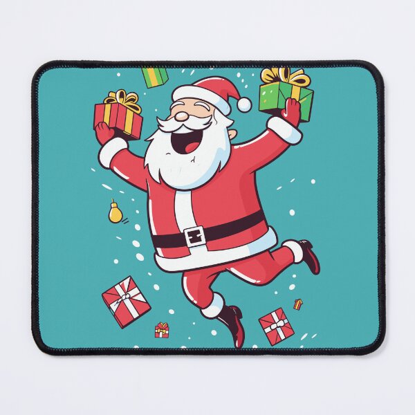 Item preview, Pop Art Happy Santa - A Festive and Fun Illustration for Christmas Lovers designed and sold by Abystoic.