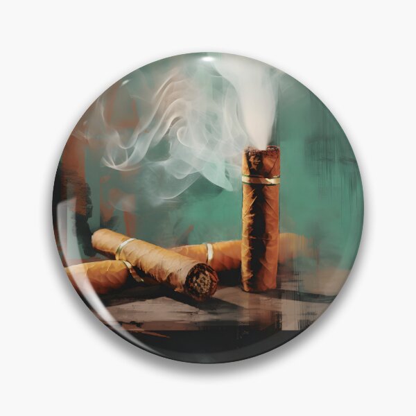 Artikelvorschau, Smokey Serenade – Moderne abstrakte Zigarrenkunst mit satten Farbtönen und Grunge-Ästhetik entworfen und verkauft von OlfactoART Studio.