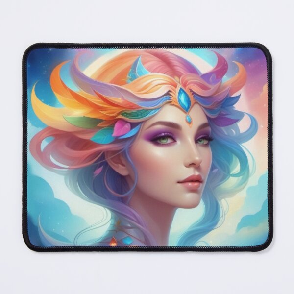 Item preview, Fantasy head of a woman in colors designed and sold by JaroDesign2023.