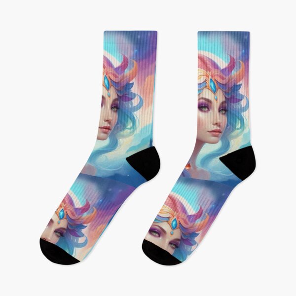 Item preview, Fantasy head of a woman in colors designed and sold by JaroDesign2023.