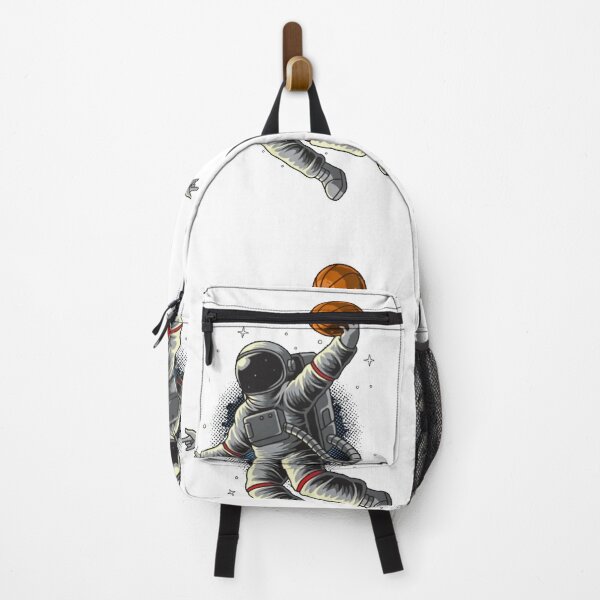 Item preview, Man with Space Suit playing with Basketball designed and sold by Gollenmarket.