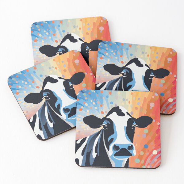 Item preview, Colorful Cow  designed and sold by EnchantArtCo.