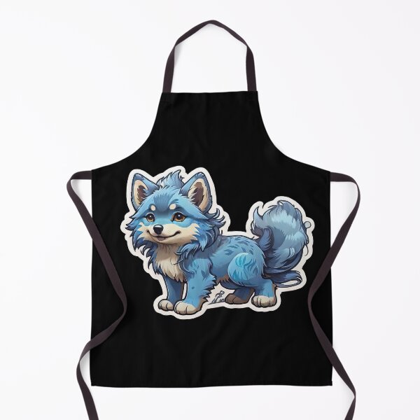 Item preview, Cute Kawaii Blue Wolfdog Puppy designed and sold by MindSmith.