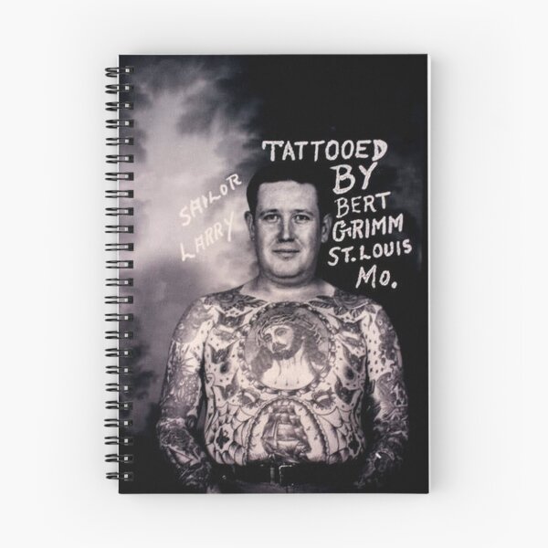 Item preview, vintage tattoo man Grand pather tattooed sailor Larry designed and sold by Coolstuff4you71.