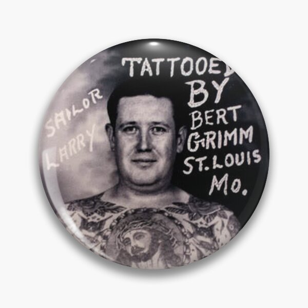 Item preview, vintage tattoo man Grand pather tattooed sailor Larry designed and sold by Coolstuff4you71.