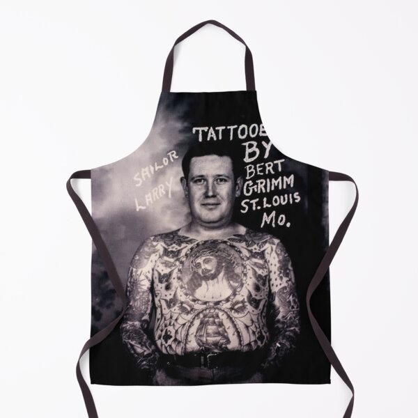 Item preview, vintage tattoo man Grand pather tattooed sailor Larry designed and sold by Coolstuff4you71.