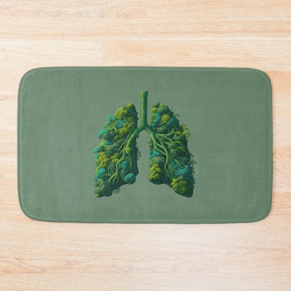 Item preview, Verdant Respira: arte selvático con forma de pulmones humanos designed and sold by Doddlaix.