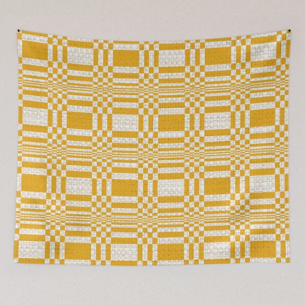 Item preview, Modern Ochre Finnish Jute Pattern - Contemporary Design with Fibre Texture designed and sold by CottonGarb.
