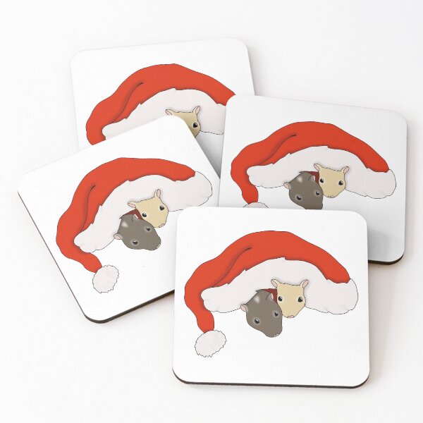 Item preview,  Cute gerbils santa hat designed and sold by Becky-Marie.