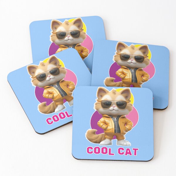 Item preview, cool cat with sunglasses, funny pet designed and sold by Mauswohn.