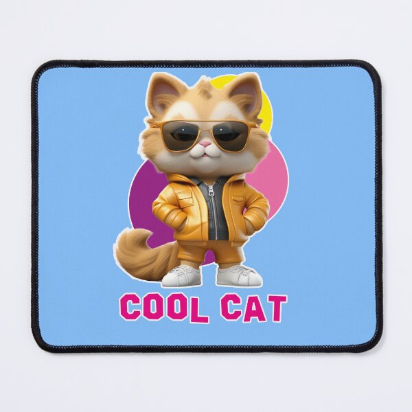 Item preview, cool cat with sunglasses, funny pet designed and sold by Mauswohn.