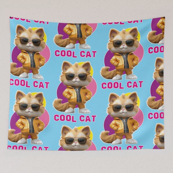 Item preview, cool cat with sunglasses, funny pet designed and sold by Mauswohn.