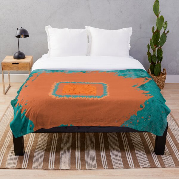 Item preview, Orange and Turquoise Collage designed and sold by Swooncake Press.