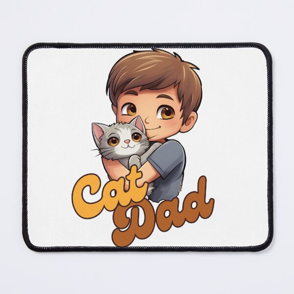 Item preview, Cat Dad cartoon graphic designed and sold by blue-smoke.