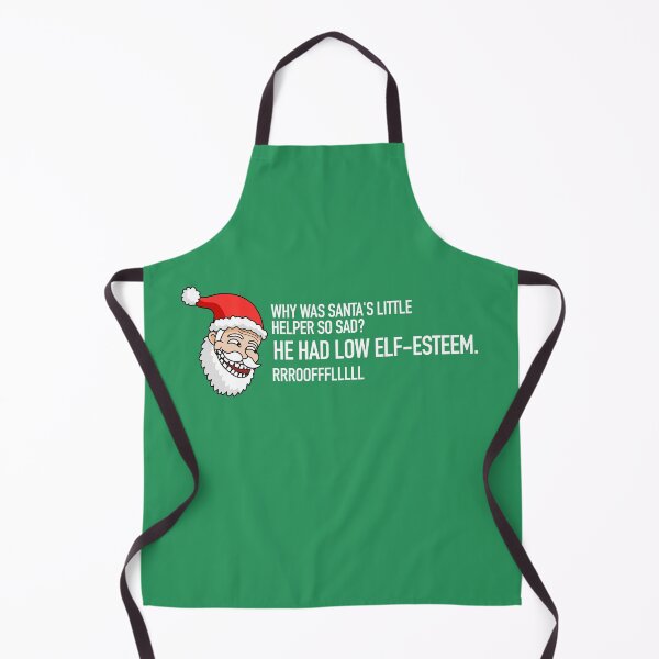 Item preview, CHRISTMAS - Dad Joke Santa - He Had Low Elf Esteem! designed and sold by SlappyWares.