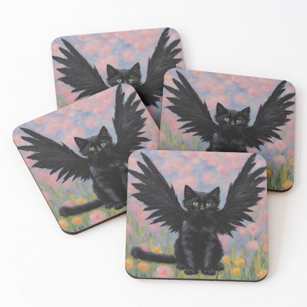 Item preview, Emerald Black Cat designed and sold by BlackCatGeneral.