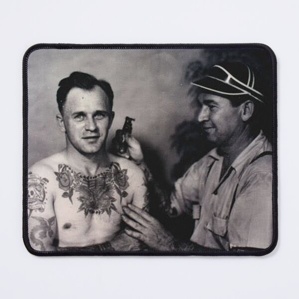 Item preview, tattoo man Grand pather tattooed studio art designed and sold by Coolstuff4you71.