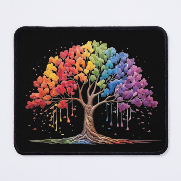 Item preview, Colorful tree in the middle of the forest designed and sold by Kadechutinan.