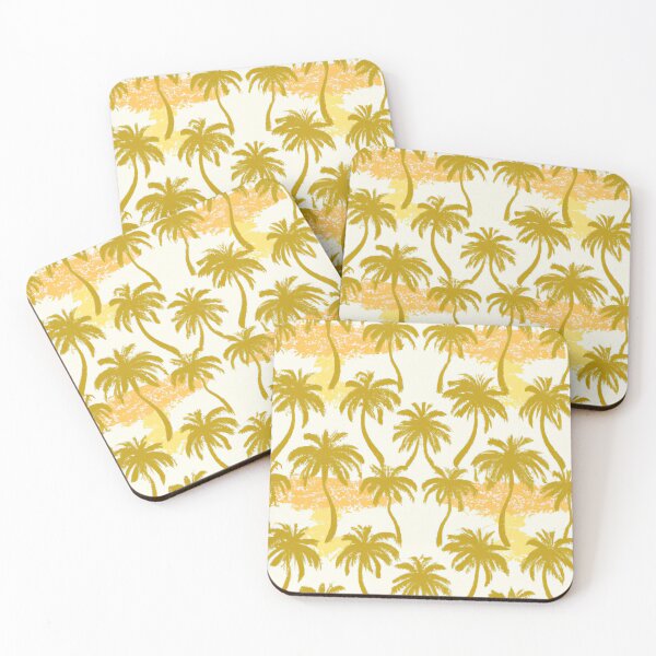 Item preview, Yellow Tropical Palm Trees Pattern designed and sold by Vorterix.