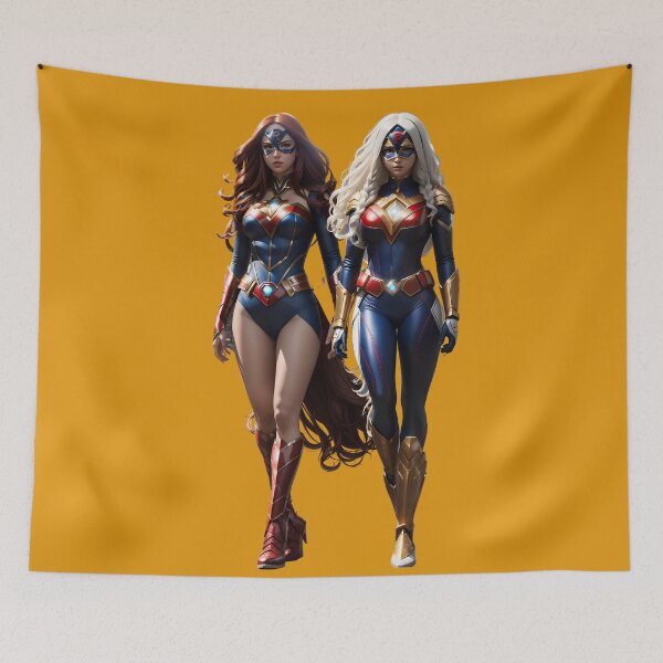 Item preview, Female super masked heroine girls urban style youth fashion  designed and sold by Carlos Gudino.