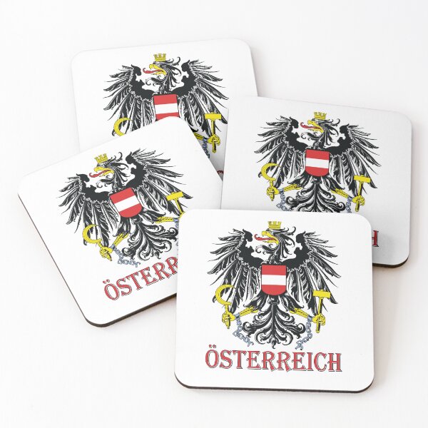 Item preview, Austrian eagle for proud Austrians coat of arms designed and sold by Andrea-Design.