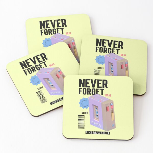 Item preview, Never Forget Cassette Retro Vintage 60s 70s 80s 90s designed and sold by StudioTVDinners.
