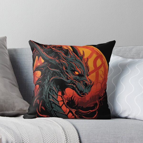 Aperçu de l'œuvre Dragon fantastique de feu créée et vendue par Digital Sanctuary.