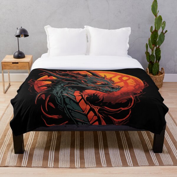 Item preview, Dragón de fantasía de fuego designed and sold by Digital Sanctuary.