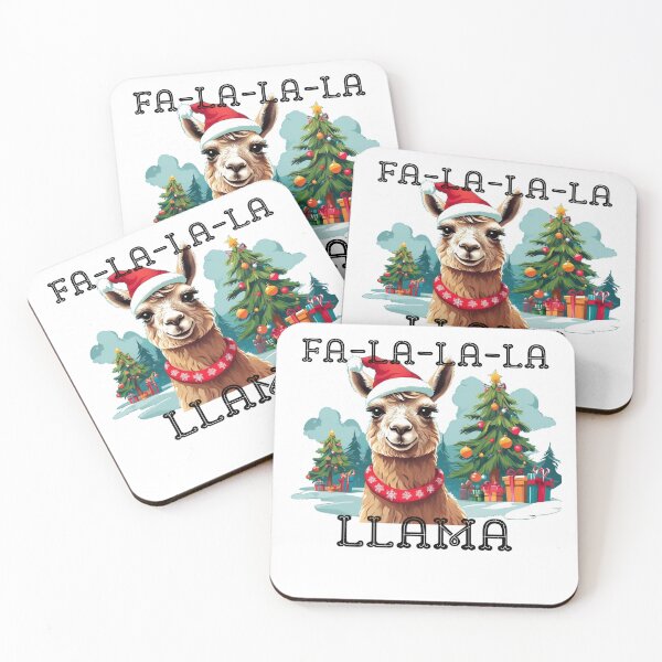 Item preview, Fa La La La Llama Festive Christmas  designed and sold by TugForkFinds.