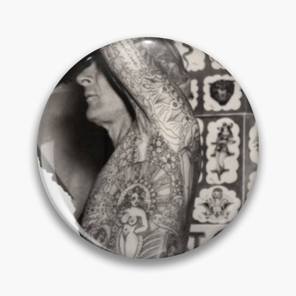 Item preview, vintage tattoo man Grand pather tattooed old photo designed and sold by Coolstuff4you71.