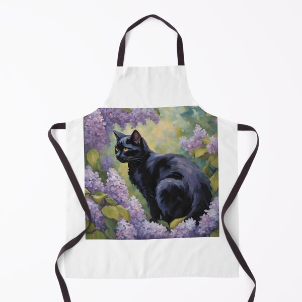 Item preview, Seraphina Black Cat in Wysteria designed and sold by BlackCatGeneral.
