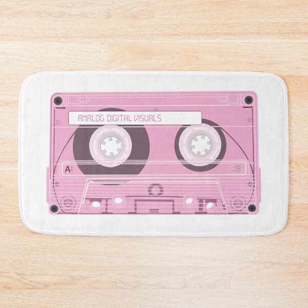Item preview, Retro Cassette Tape Graphic Tee – Mixtape Era Y2K Streetwear (Metallic Pink Colorway) Analog / Music T-Shirt designed and sold by analogdigitalvz.