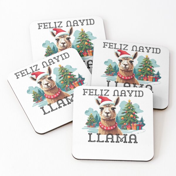 Item preview, Feliz Navid Llama Festive Christmas  designed and sold by TugForkFinds.