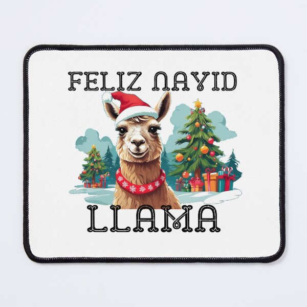 Item preview, Feliz Navid Llama Festive Christmas  designed and sold by TugForkFinds.