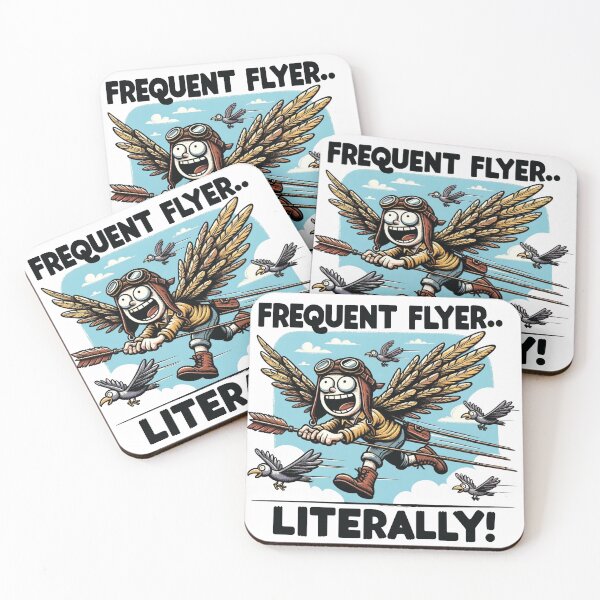 Item preview, Frequent Flyer...Literally! designed and sold by jokesabroadco.