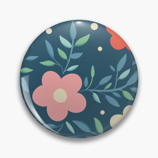 Item preview, Delicate Floral // Navy background designed and sold by PapricaStudio.